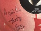SIGNED AUTOGRAPHED KALIN TWINS - WHEN b/w 3 O'CLOCK THRILL, 1958 TRI BRUNSWICK