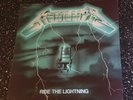 Metallica Ride The Lightning Unofficial Pressing Green Cover Green Marble Vinyl