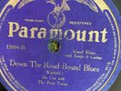 Paramount 12094 IDA COX w Pruitt Twins DOWN  ROAD BOUND 78rpm 1923 Blues E-/V+