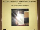 ACOUSTIC RESEARCH DEMONSTRATION RECORD VOL. 1 MUSICAL INSTRUMENTS — ?? Press