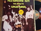 Fela Kuti Africa ‘70 w/ Ginger Baker Live  orig. ‘71 afrobeat SIGNPOST promo VG+