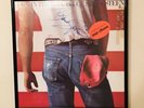 bruce springsteen SIGNED born in the usa lp FRAMED item is from Radio 1050 CHUM