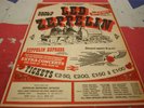 LED ZEPPELIN  Live At Earls Court London 1975 Original COLOUR NME ADVERT/POSTER