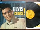 ELVIS PRESLEY ELVIS IS BACK USA LP ORANGE LABEL RCA VICTOR 60'S  GATEFOLD