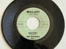THE ROCKMEN, SAFARI, MALAPI#10001, AUTOGRAPHED SURF ROCK 45 RECORD, 1962