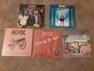 AC/DC 5 LPs some still sealed Highway/Hell Dirty Deeds Who Made Who Fly/Wall