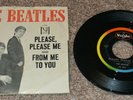 BEATLES Rare Orig. 1964 Picture Sleeve Oval VJ 45 PLEASE PLEASE ME - VJ 581