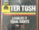 Peter Tosh Legalize It Equal Rights Red Colored Vinyl Record 7