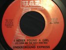 I Never Found a Girl by The Underground Express FUNK  NORTHERN SOUL 45 VG++