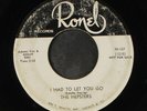 HEPSTERS: I Had To Let You Go / Rockin' N' Rollin' With Santa Claus 45 (dj, so