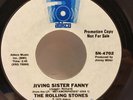 Rolling Stones - Jiving Sister Fanny / Out of Time 45 RPM Tested EX- Vinyl Promo