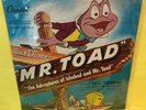 RARE 1960s Walt Disney The Adventures of Ichabob & Mr Toad Album GREAT SHape