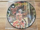 IRON MAIDEN SOMEWHERE IN TIME - RARE DUTCH 8 TRACK COLOUR PICTURE DISC LP MINT