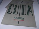Led Zeppelin:  Coda    EX+   1982  First Pressing Embossed   LP