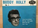 Buddy Holly No 1 EP Brunswick OE 9456 1959 4-track tri RARE rock n' roll VG++/VG