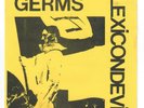 VERY RARE THE GERMS LEXICON DEVIL/CIRCLE ONE & NO GOD EP SLASH 101 PAT SMEAR
