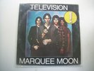 TELEVISION--MARQUEE MOON--RARE VINYL ALBUM. WHITE LABEL.