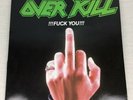 Overkill Fuck You 1st Press Vinyl LP Record Megaforce Carol 1345 NM+