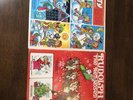 2 Christmas Records Vinyls Frosty The Snowman Rudolph The Red Nose Reindeer