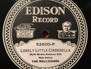 The Rollickers + Joe Venuti?    Lonely Little Cinderella   Edison 52600 (Bixian)