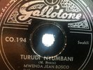JEAN BOSCO MWENDA GALLOTONE CO 194 AFRICAN GUITAR CONGO 78 RPM E TOP