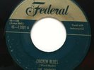 45 RPM,  DOOWOP THE DOMINOES, CHICKEN BLUES / DO SOMETHING FOR ME, GOLD TOP FED