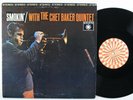 CHET BAKER QUINTET Smokin' ROULETTE LP VG+ **