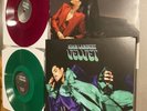 Adam Lambert - Velvet AUTOGRAPHED SIGNED Purple Green Colored Vinyl 2xLP Limited