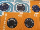 THE ROLLING STONES---FIVE ORIGINAL SINGLES---EX