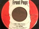 LEE MOSES  Time & Place / I Can't Take No Chances  FRONT PAGE 2301 FUNK 1970 VG