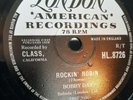 R&B DOOWOP, 78 RPM, NEAR MINT, BOBBY DAY, ROCKIN ROBIN / OVER AND OVER
