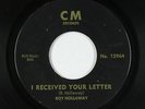 Rockabilly Hillbilly 45 - Roy Hollaway - I Received Your Letter - CM - mp3