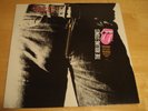 Rolling Stones Sticky Fingers 1986 LP w/ Promo Stamp Hype Sticker Photo Inner