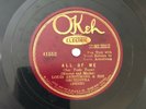 HOT JAZZ Louis Armstrong Or Okeh 41552 Home/ All of Me E/E-