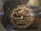 COUNTRY FLEMING & TOWNSEND Victor 23710 Cottonfield Blues/Lonesome Train V+
