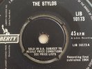 The Stylos,Head Over Heels,EX,freakbeat,Mod,Liberty,1964