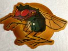 ACDC -Danger- Rare UK Shaped Picture Disc (Vinyl Record) (AC/DC) (Tea Stained)