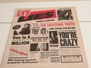 1988 ORIGINAL GUNS ‘N’ ROSES G N’ R LIES VINYL LP WX218 UNCENSORED INNER SLEEVE