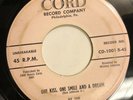 THE DELRAYS   ONE KISS ONE SMILE AND A DREAM CORD   Rare Orig. Philly Doo Wop 45