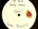 LEON RUSSELL A Hard Rain/Me & Baby Jane RARE TEST PRESSING UNISSUED SHELTER 12