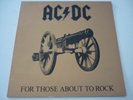 AC/DC ?– For Those About To Rock (We Salute You) Orig. 1981 Aus LP + Insert