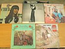 CHER 5 Vintage Vinyl LPs: Half Breed, Sonny & Cher, Sonny Side, Dark Lady, Mama