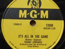 CANADA  1958 VG+ to Ex TOMMY EDWARDS It's All In The Game / Please Love MGM 78
