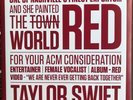 Taylor Swift RED ACM Promo Red Double Vinyl LP Gatefold Near Mint Limited RARE