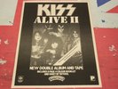 KISS Alive II New LP 1977 Orig New Musical Express ADVERT/POSTER Glam Legends