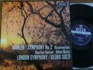 SOLTI / MAHLER symphony no 2  / DECCA SET 325-6 WBg