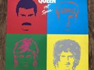 Queen Hot Space Album Vinyl LP Lyric Inner