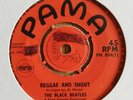 * THE BLACK BEATLES - REGGAE AND SHOUT / LENOX BROWN - Orig 1970 RARE PAMA 45 *