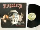 MEGADETH - Killing Is My Business... LP 1985 Combat MX-8015, Green Color Labels