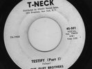 ISLEY BROTHERS Testify T-NECK 1964 Jimi Hendrix DJ PROMO - FREE S&H  VG+